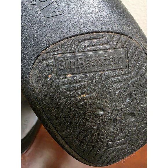 Alegria Joleen Black Embossed Swirl Slip-Resistant Women's Shoes Size 40/9 - Picture 6 of 7